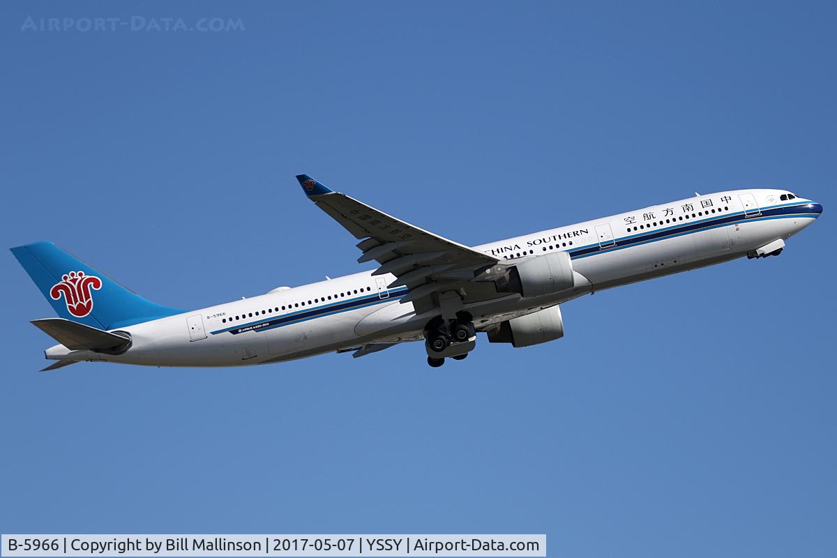 B-5966, 2015 Airbus A330-323 C/N 1625, away home to CAN