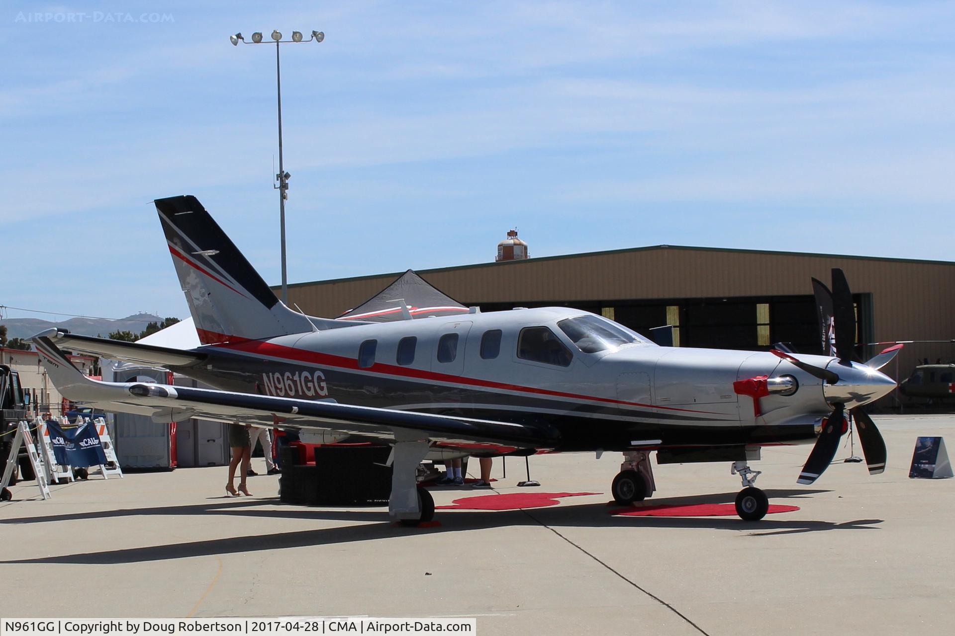 N961GG, 2016 Daher-Socata TBM-700 C/N 1111, 2016 SOCATA (DAHER) TBM 700, one P&W(C)PT6A-66D Turboprop flat rated to 850 sHp, at AOPA FLY-IN