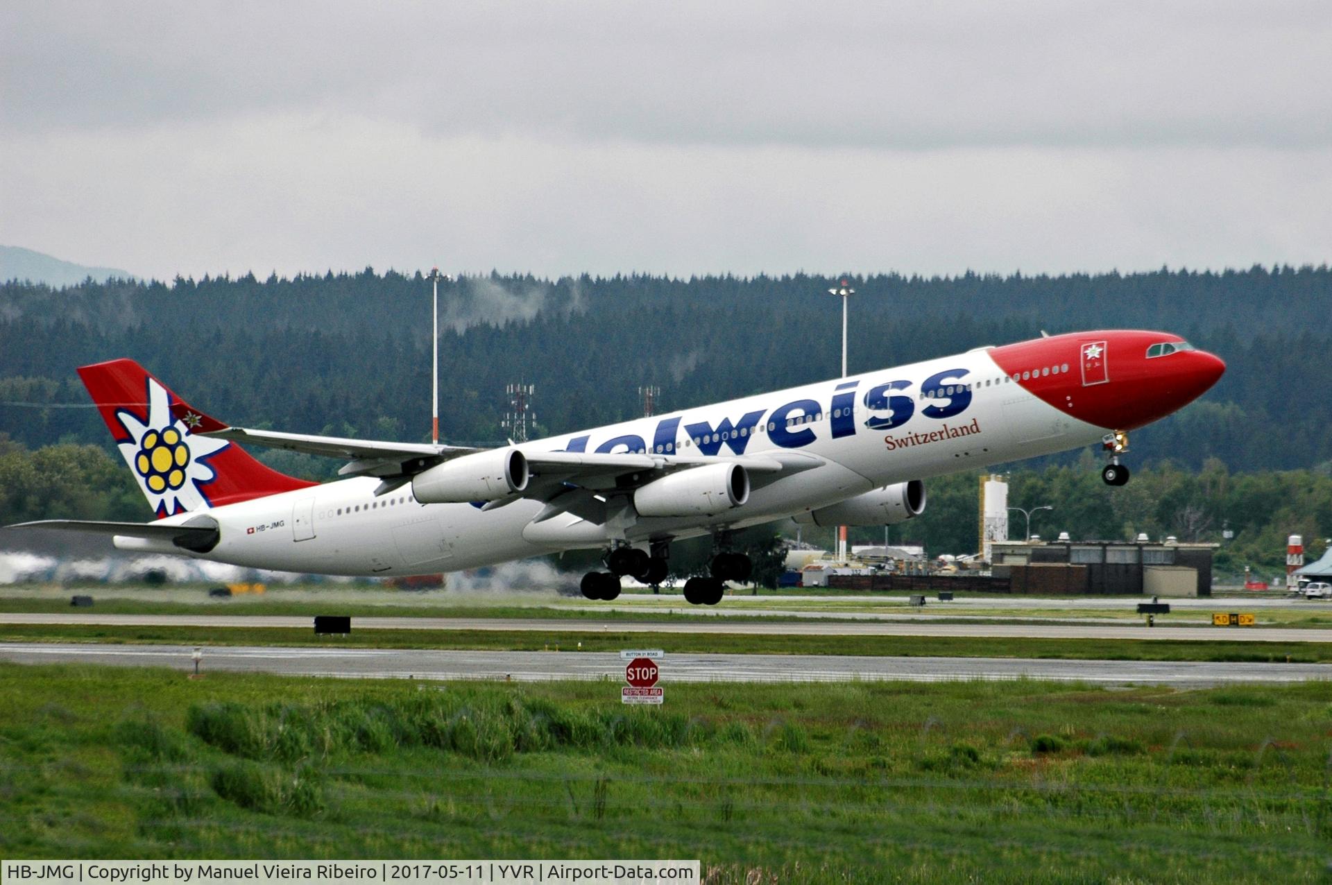 HB-JMG, 2003 Airbus A340-313 C/N 562, WK11 to Zurich