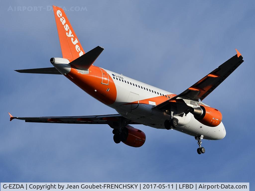 G-EZDA, 2008 Airbus A319-111 C/N 3413, U27919 from Amsterdam landng runway 23