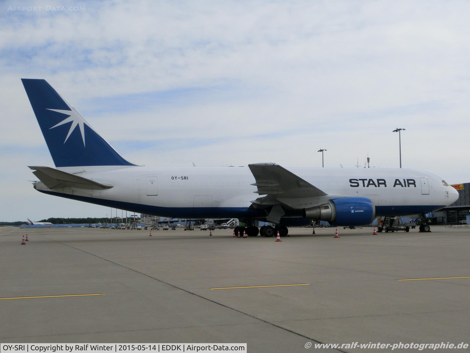 OY-SRI, 1993 Boeing B767-25EBDSF C/N 27193, Boeing 767-25EF - DQ SRR Star Air - 27193 - OY-SRI - 14.05.2015 - CGN
