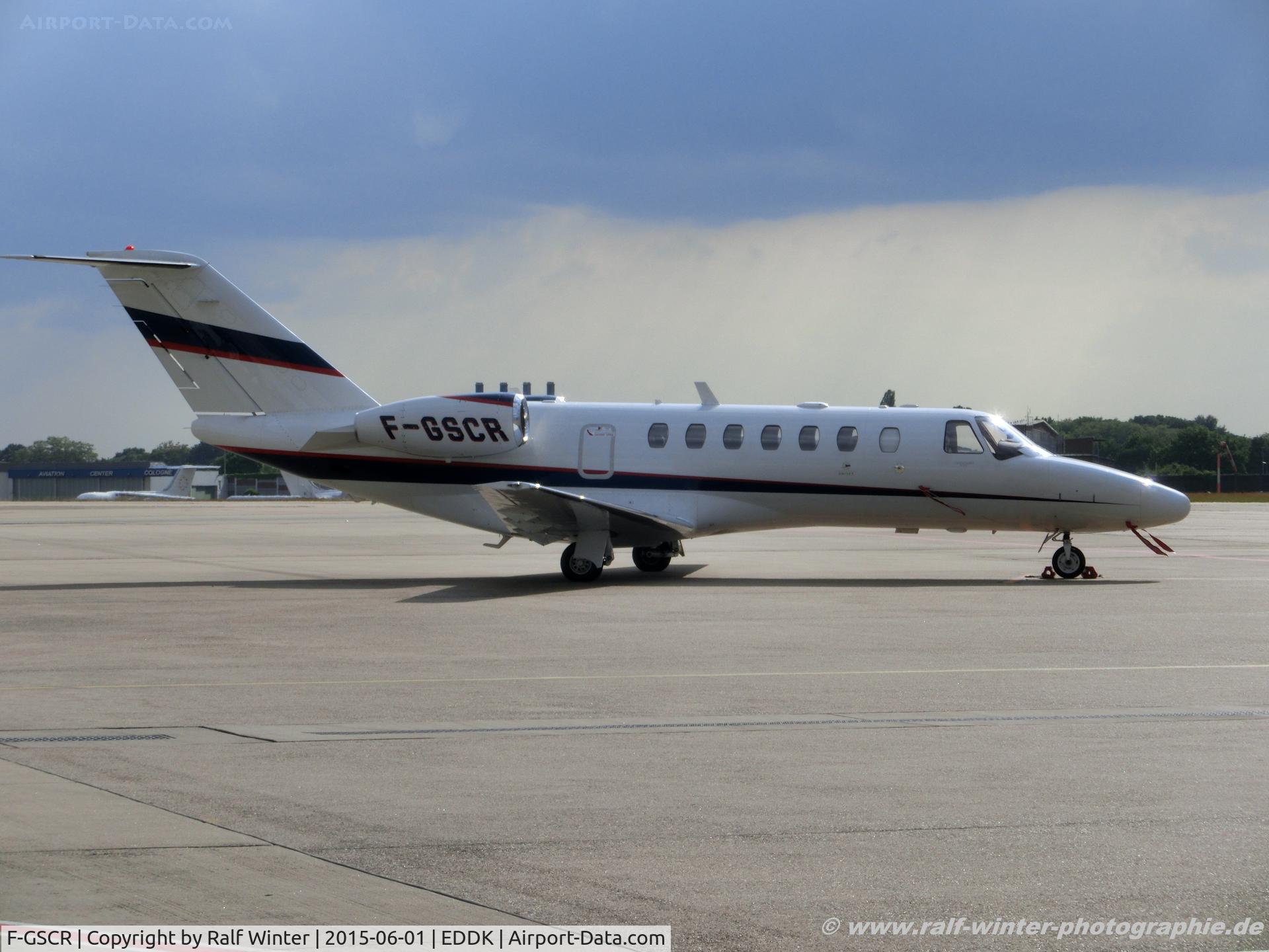 F-GSCR, 2008 Cessna 525B CitationJet CJ3 C/N 525B-0264, Cessna 525B CitationJet CJ3 - Scor SE - 525B0264 - F-GSCR - 01.06.2015 - CGN