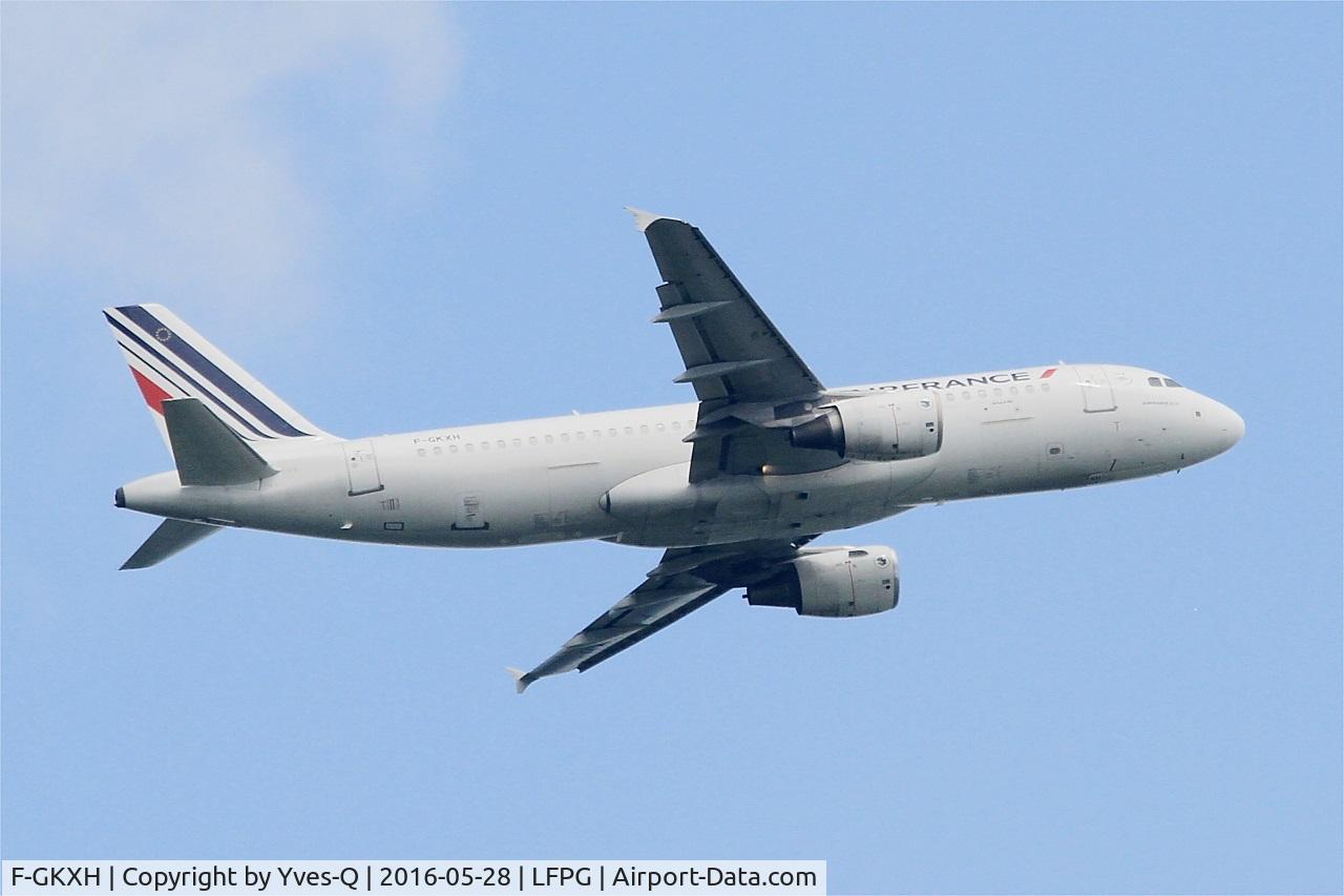 F-GKXH, 2002 Airbus A320-214 C/N 1924, Airbus A320-214, Take off rwy 06R, Roissy Charles De Gaulle airport (LFPG-CDG)