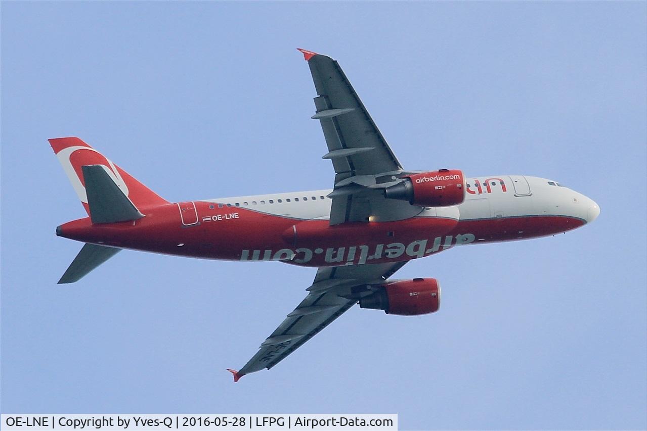 OE-LNE, 2008 Airbus A319-112 C/N 3415, Airbus A319-112, Take off rwy 06R, Roissy Charles De Gaulle airport (LFPG-CDG)