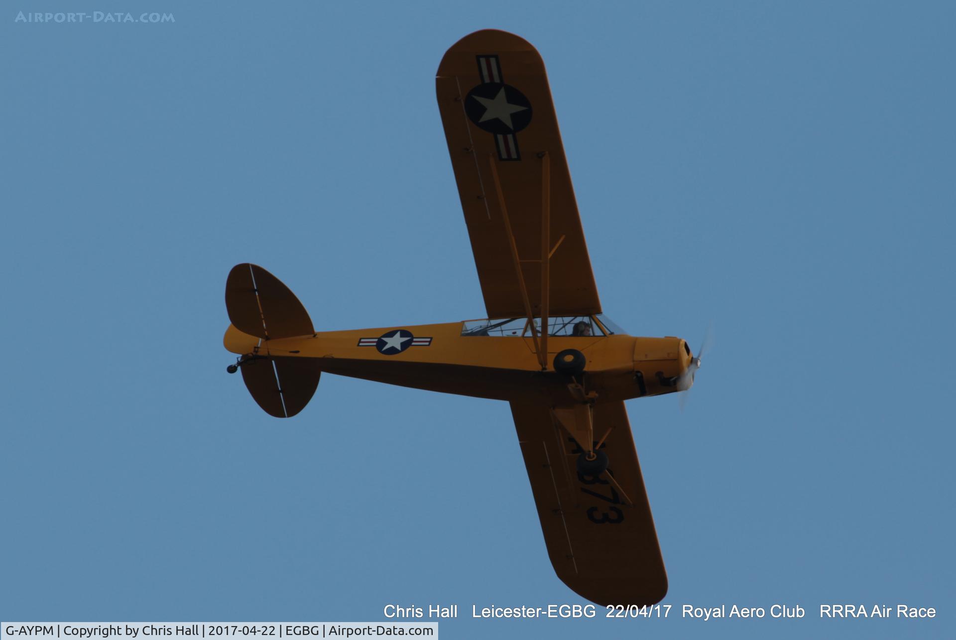 G-AYPM, 1951 Piper L-18C Super Cub C/N 18-1373, at Leicester