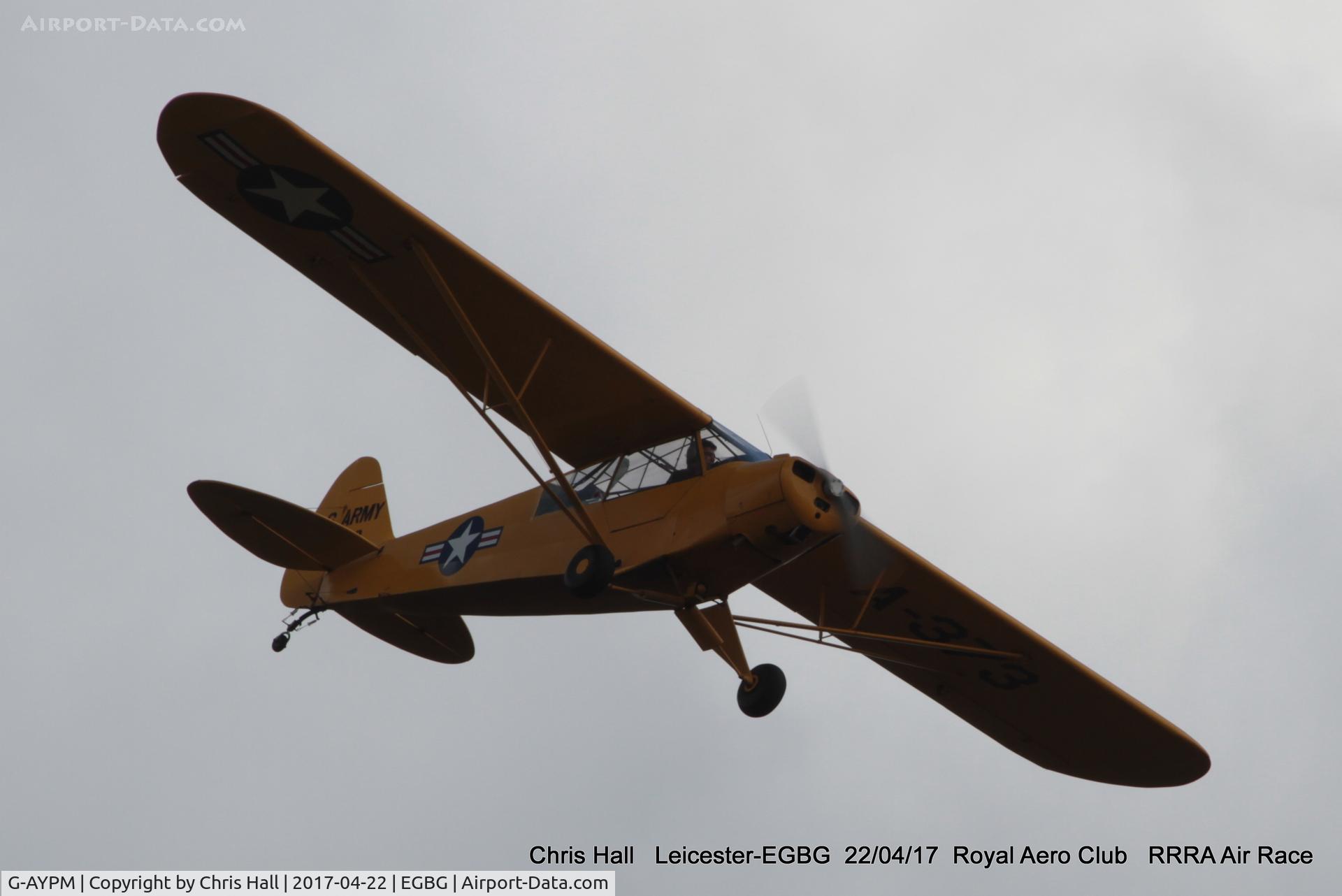 G-AYPM, 1951 Piper L-18C Super Cub C/N 18-1373, at Leicester