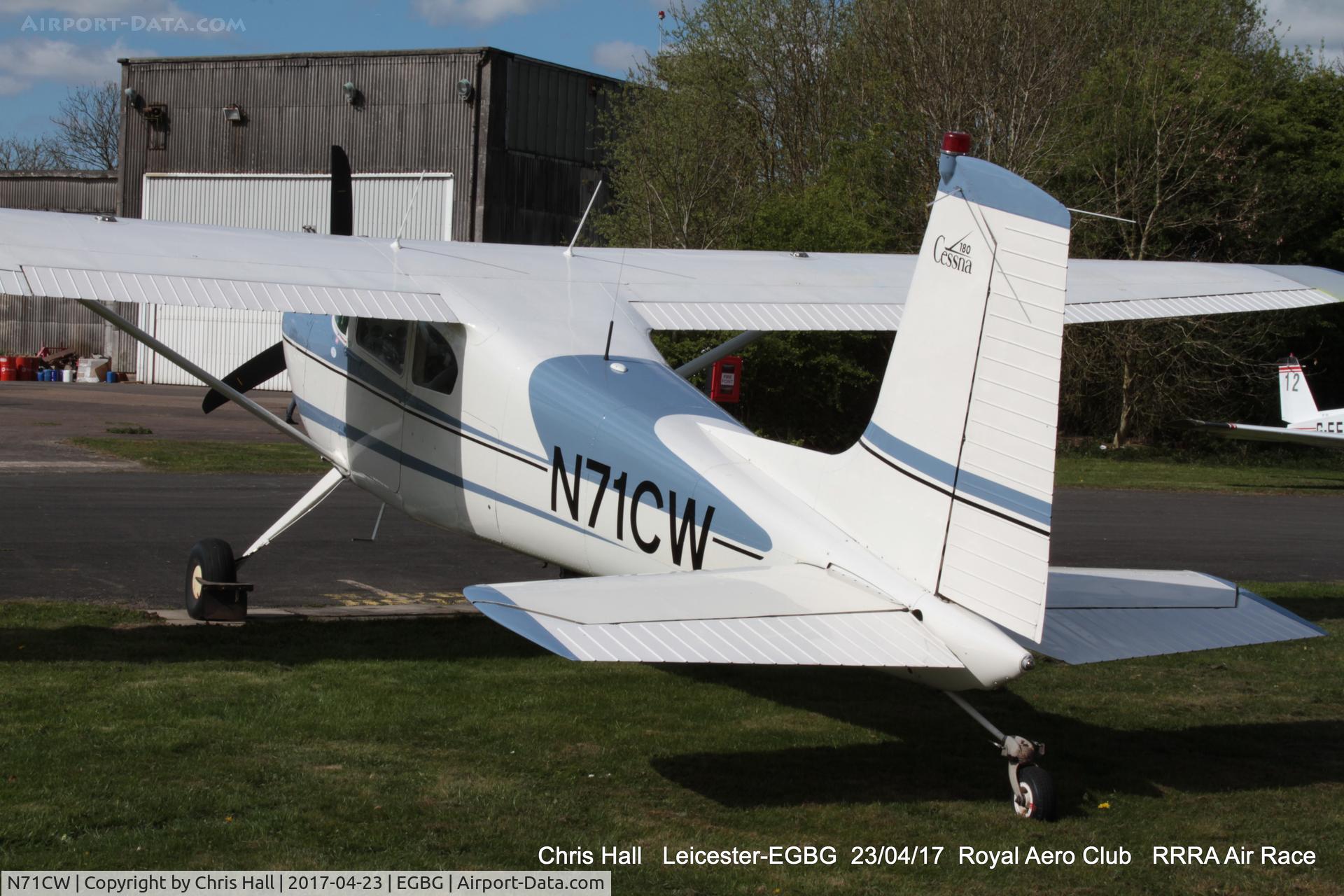N71CW, 1962 Cessna 180E C/N 18051093, at Leicester