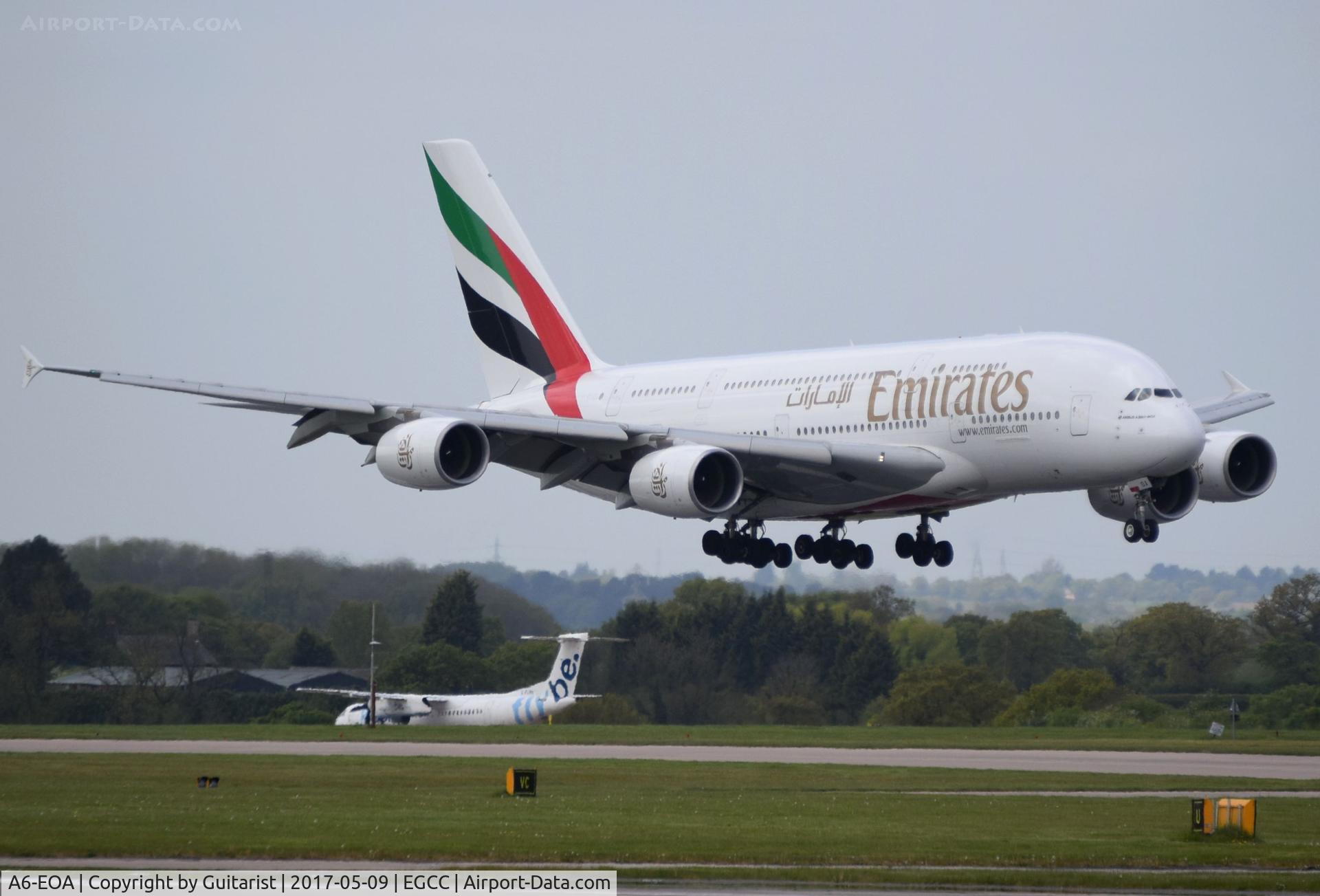 A6-EOA, 2014 Airbus A380-861 C/N 159, At Manchester