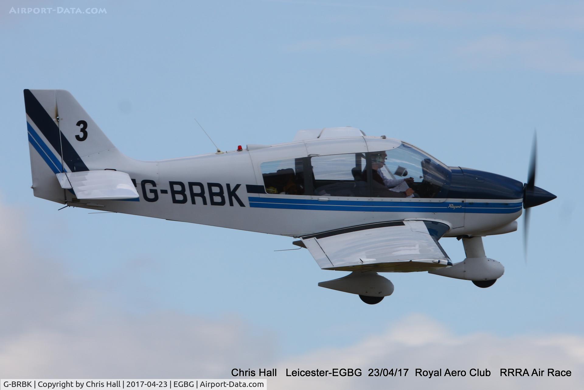 G-BRBK, 1989 Robin DR-400-180 Regent Regent C/N 1915, Royal Aero Club 3R's air race at Leicester