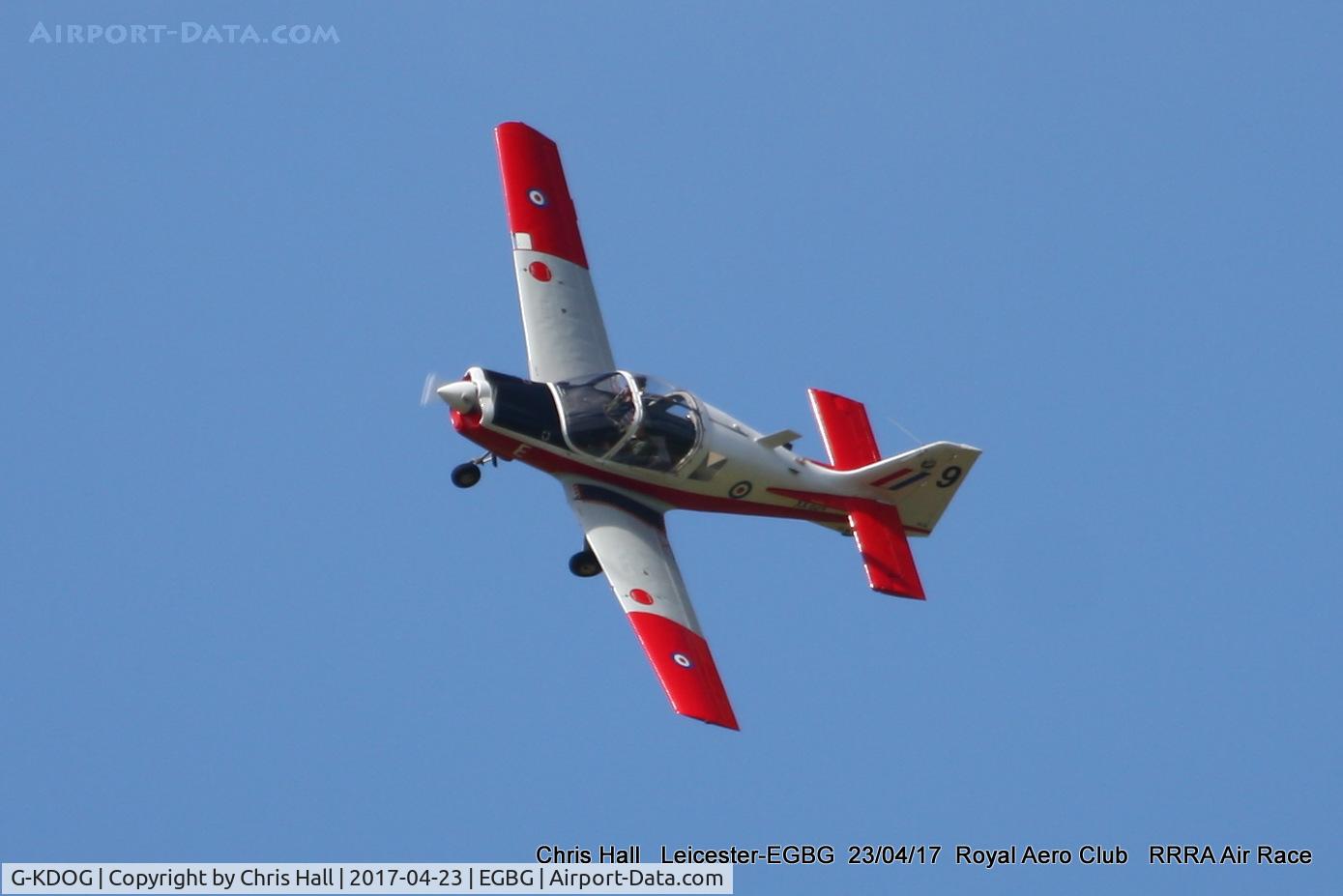 G-KDOG, 1973 Scottish Aviation Bulldog Series 120 Model 121 C/N BH120/289, Royal Aero Club 3R's air race at Leicester