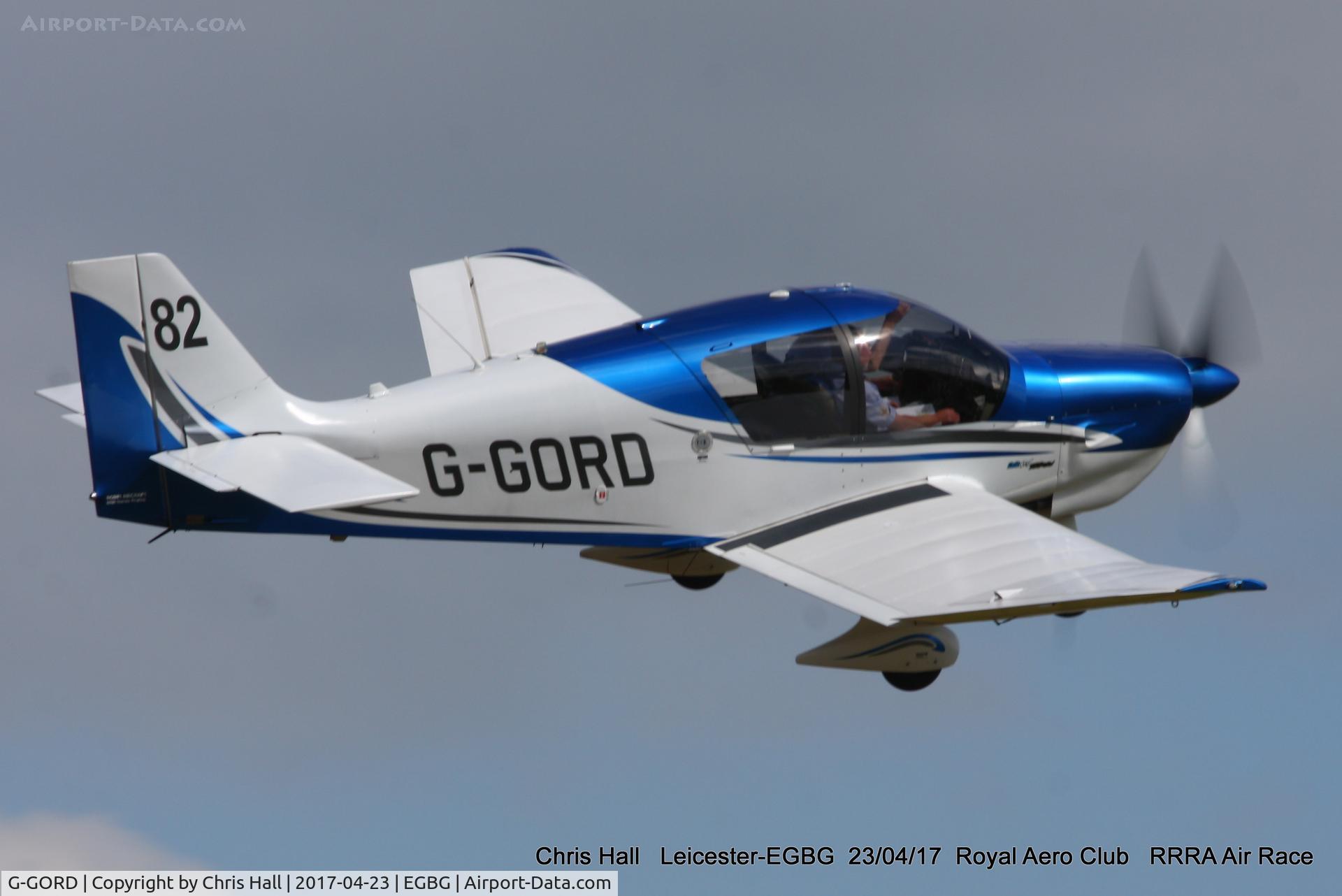 G-GORD, 2014 Robin DR-400-140B Major Major C/N 2669, Royal Aero Club 3R's air race at Leicester