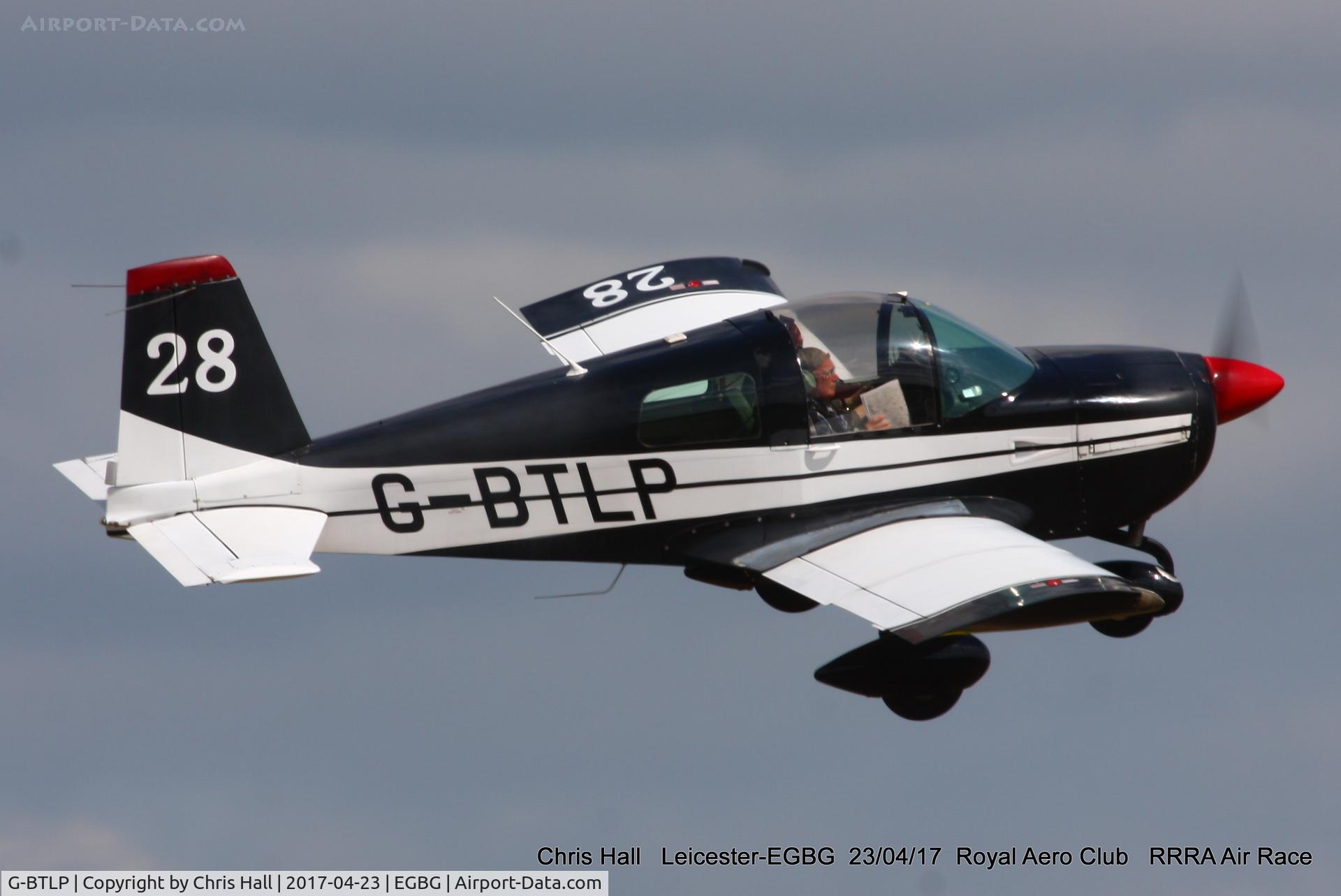 G-BTLP, 1977 Grumman American AA-1C Lynx C/N AA1C-0109, Royal Aero Club 3R's air race at Leicester