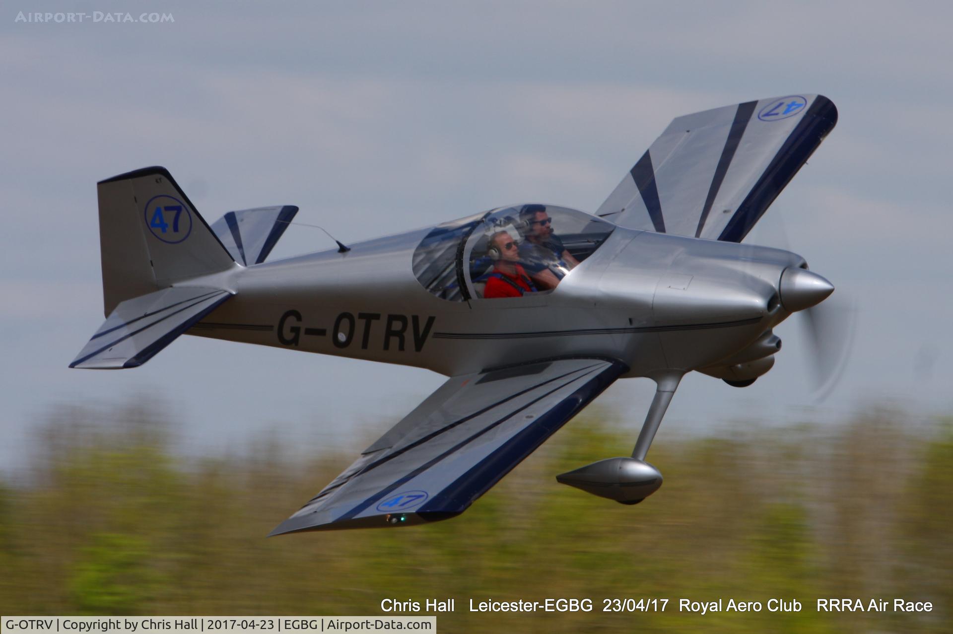 G-OTRV, 1999 Vans RV-6 C/N PFA 181-13302, Royal Aero Club 3R's air race at Leicester