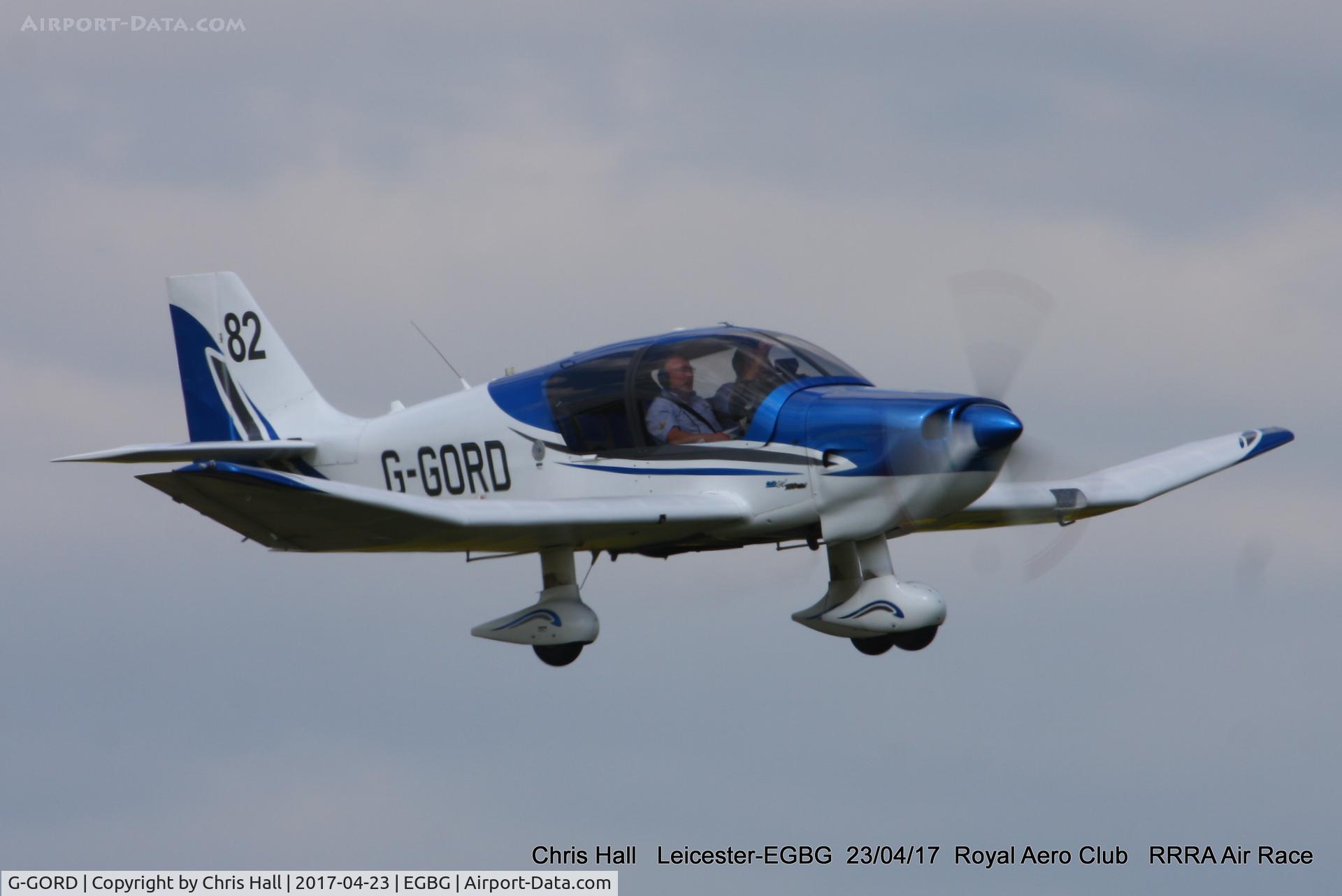 G-GORD, 2014 Robin DR-400-140B Major Major C/N 2669, Royal Aero Club 3R's air race at Leicester