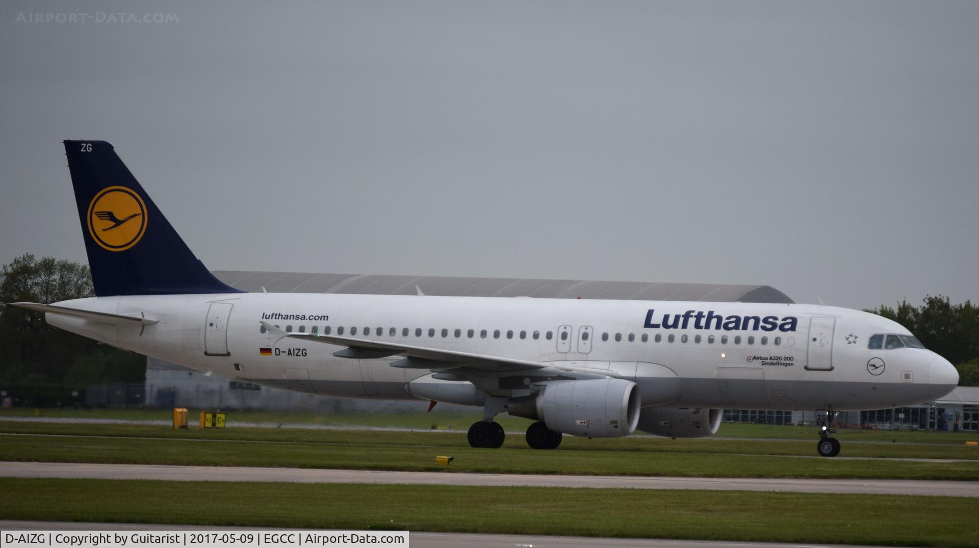 D-AIZG, 2010 Airbus A320-214 C/N 4324, At Manchester