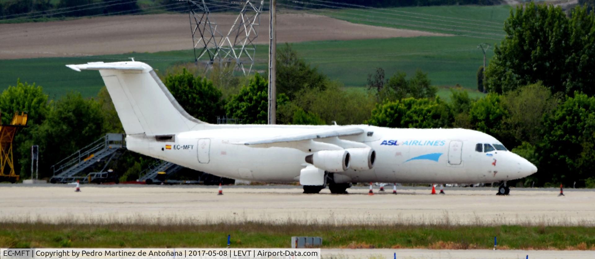 EC-MFT, 1990 British Aerospace BAe-146-300QT Quiet Trader C/N E3182, Foronda - Vitoria-Gasteiz - España