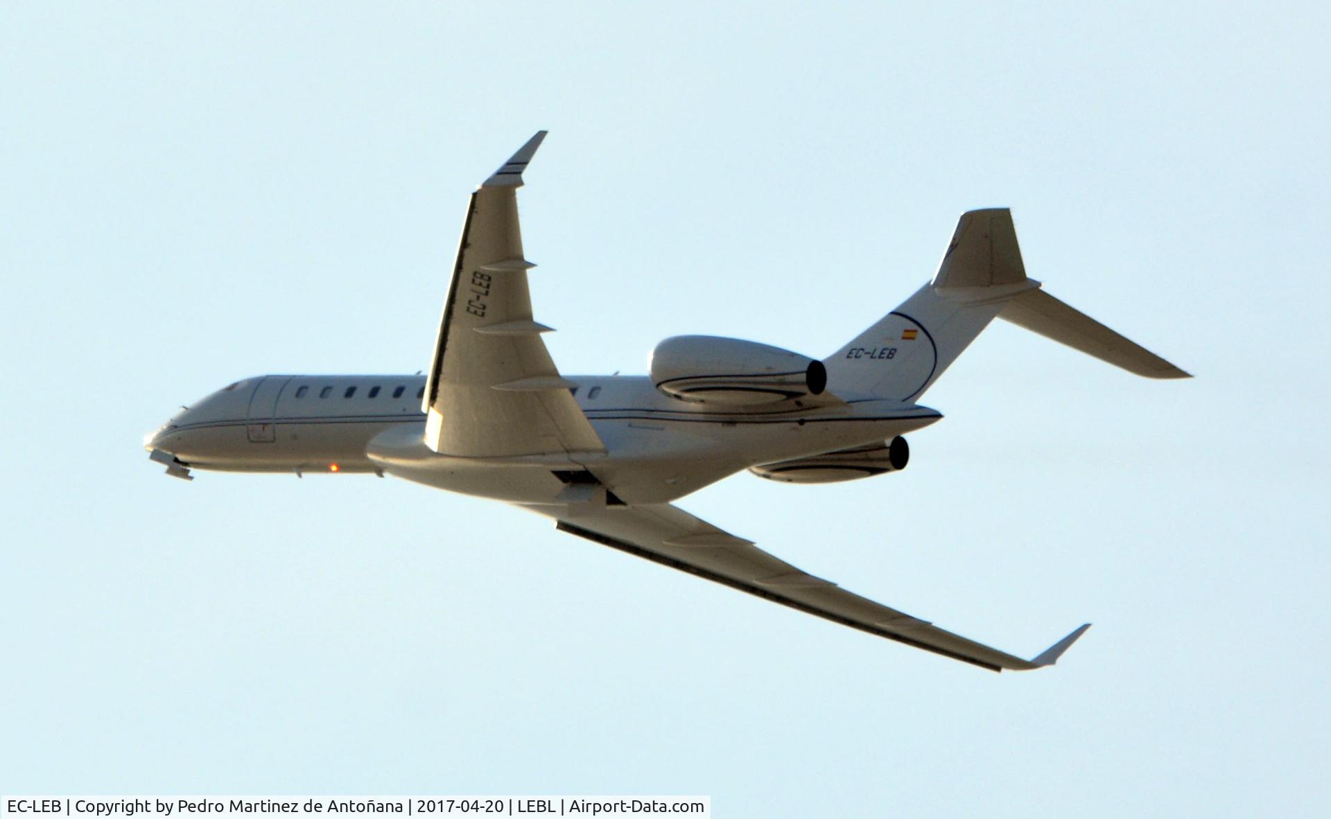 EC-LEB, 2008 Bombardier BD-700-1A10 Global Express C/N 9303, El Prat  -  Barcelona  -  España