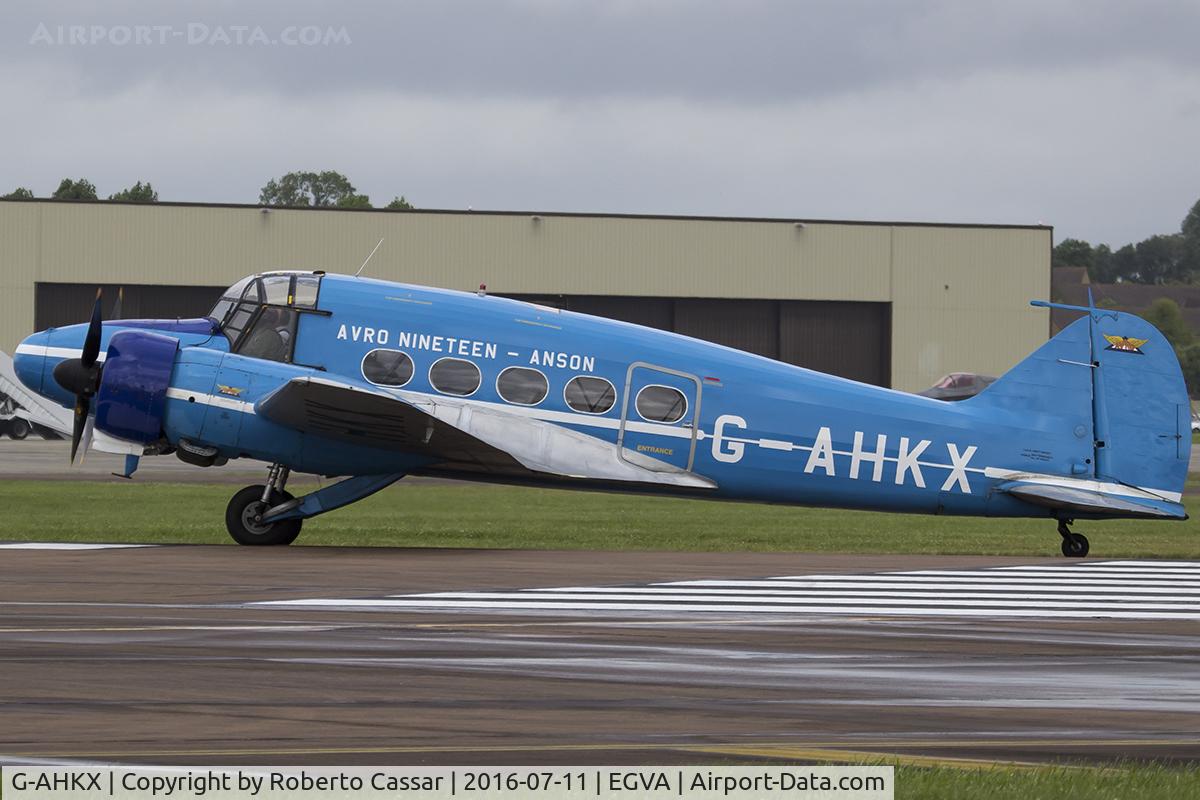 G-AHKX, 1946 Avro 652A Anson C.19 Series 2 C/N 1333, RIAT 2016