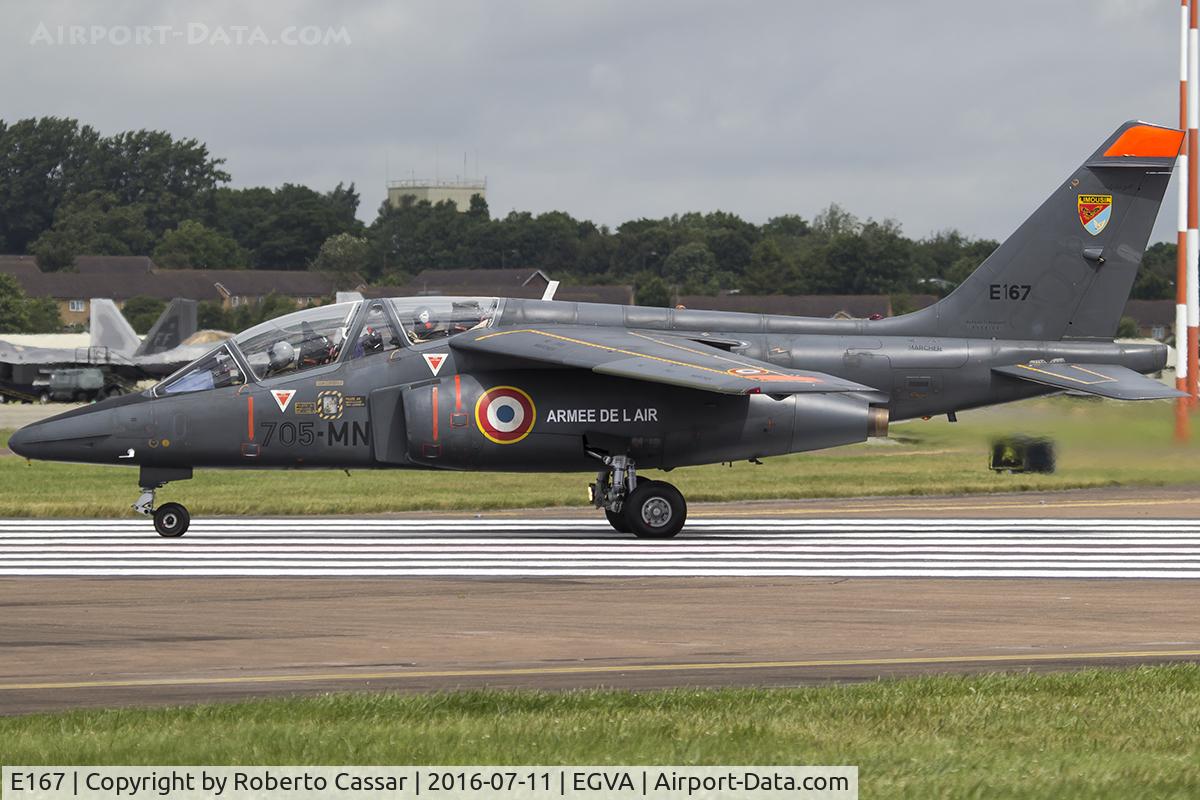 E167, Dassault-Dornier Alpha Jet E C/N E167, RIAT 2016