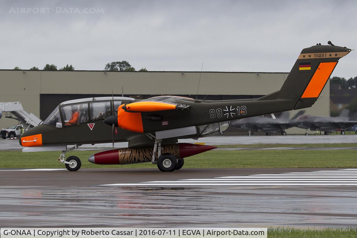 G-ONAA, 1971 North American OV-10B Bronco C/N 338-3, RIAT 2016