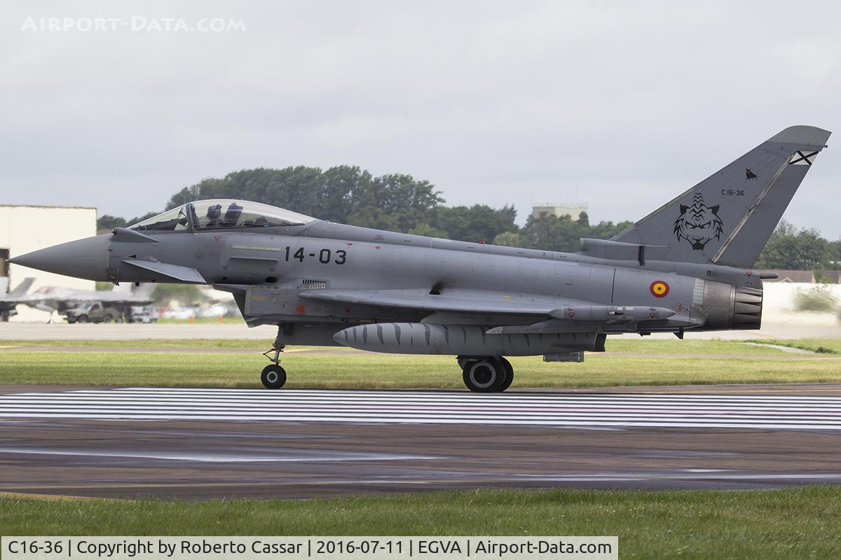 C16-36, Eurofighter EF-2000 Typhoon S C/N SS017, RIAT 2016