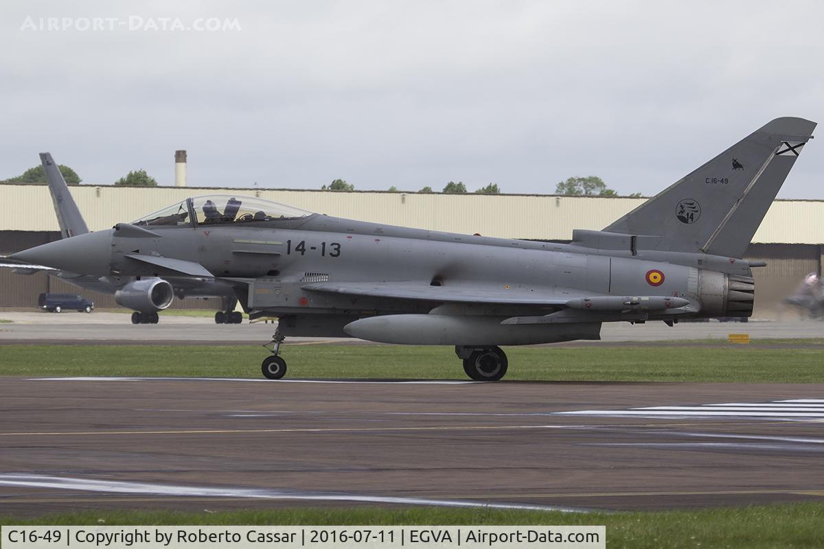 C16-49, Eurofighter EF-2000 Typhoon S C/N SS030, RIAT 2016