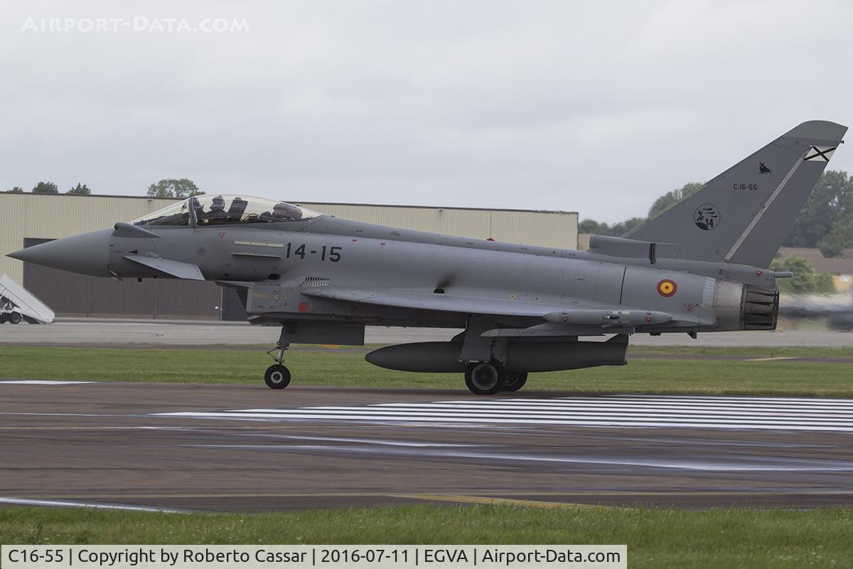 C16-55, Eurofighter EF-2000 Typhoon S C/N SS037, RIAT 2016