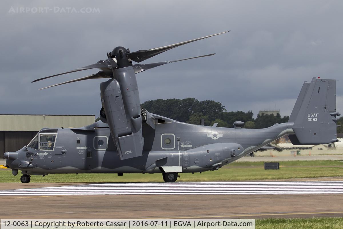 12-0063, 2012 Bell-Boeing CV-22B Osprey C/N D1044, RIAT 2016