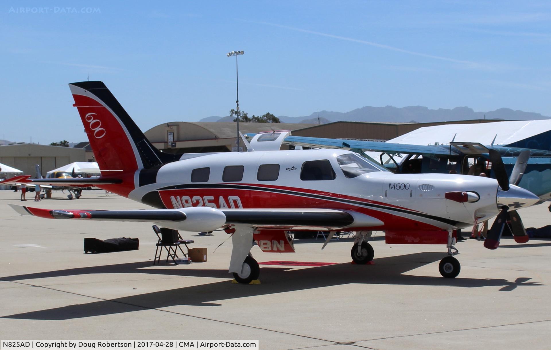 N825AD, 2008 Piper PA-46R-350T Malibu Matrix C/N 4692043, 2008 Piper PA-46R-350T MALIBU MATRIX, Lycoming TIO-540-AE2A 350 Hp, RADAR antenna on right wingat AOPA FLY-IN