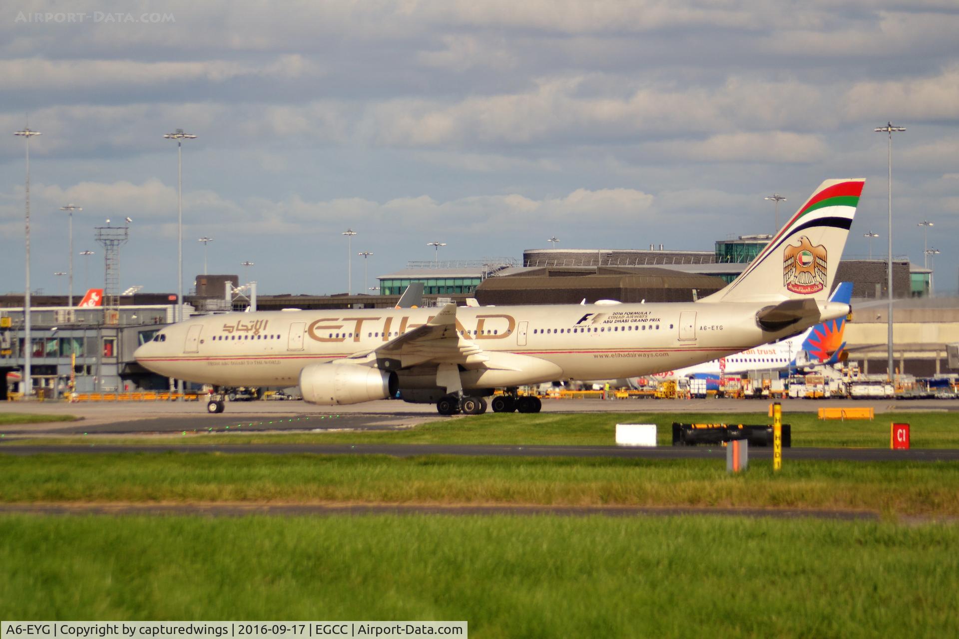 A6-EYG, 2006 Airbus A330-243 C/N 724, manchester airport