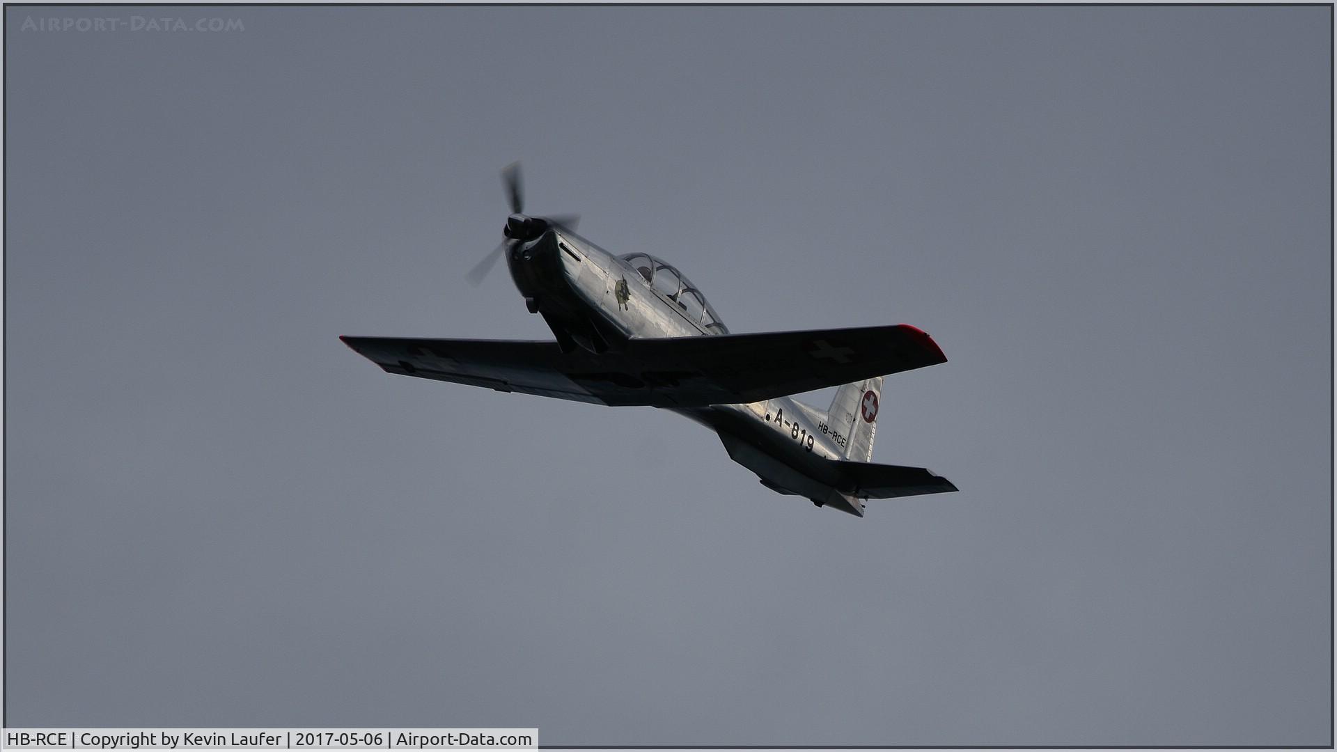 HB-RCE, Pilatus P3-05 C/N 457-6, Over Günzburg - Bavaria - Germany