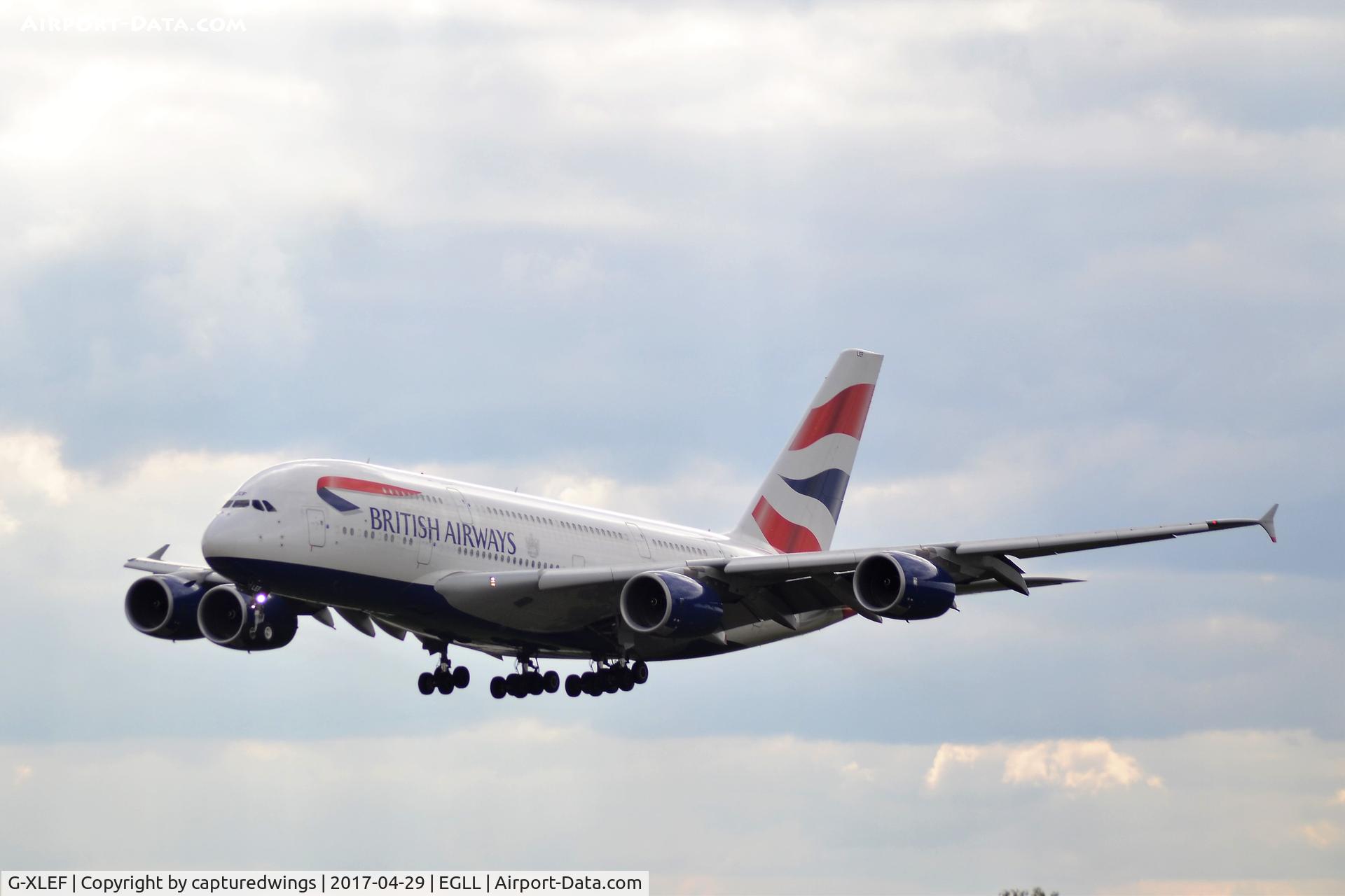 G-XLEF, 2013 Airbus A380-841 C/N 151, heathrow airport