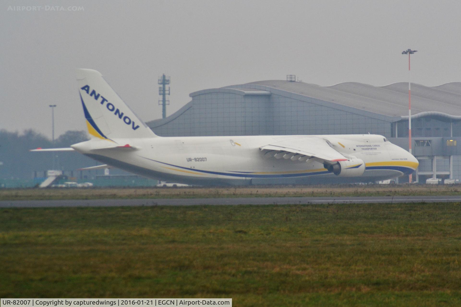 UR-82007, 1988 Antonov An-124-100 Ruslan C/N 19530501005, robin hood airport