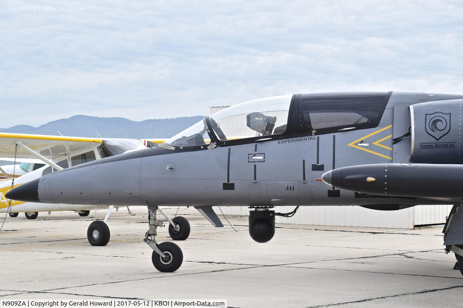 N909ZA, 1986 Aero L-39ZA Albatros C/N 633909, Some added electronics hanging down.