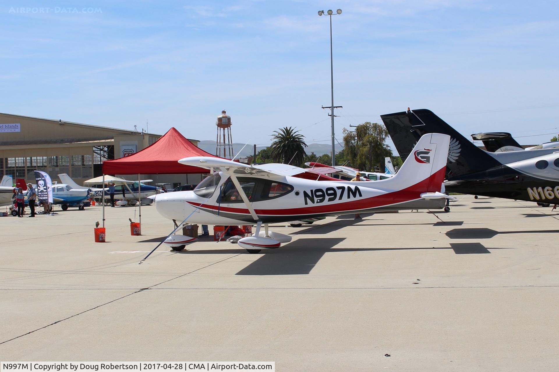 N997M, 2015 Glasair Merlin M-1 C/N 8000, 2015 Glasair MERLIN M-1 S-LSA, Rotax 912IS2, at AOPA FLY-IN