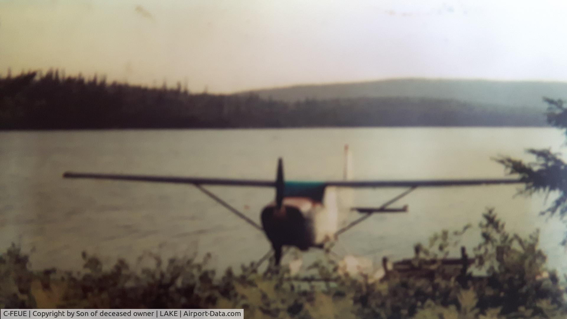 C-FEUE, 1973 Cessna 180J C/N 18052405, Picture take 1983 lac rita parent quebec