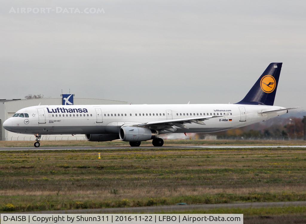D-AISB, 1999 Airbus A321-231 C/N 1080, Ready for take off from rwy 32R