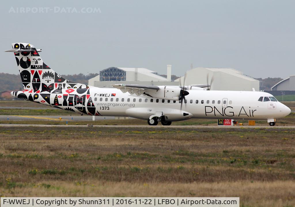 F-WWEJ, 2016 ATR 72-600 (72-212A) C/N 1373, C/n 1373 - To be P2-ATD