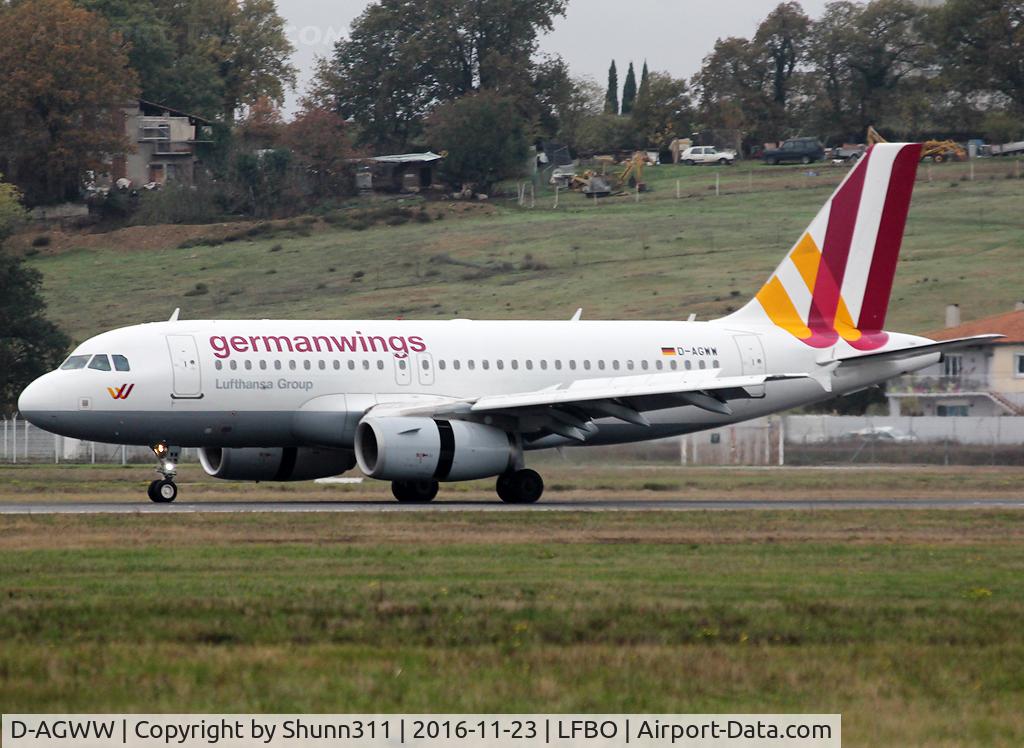 D-AGWW, 2013 Airbus A319-132 C/N 5535, Landing rwy 14R