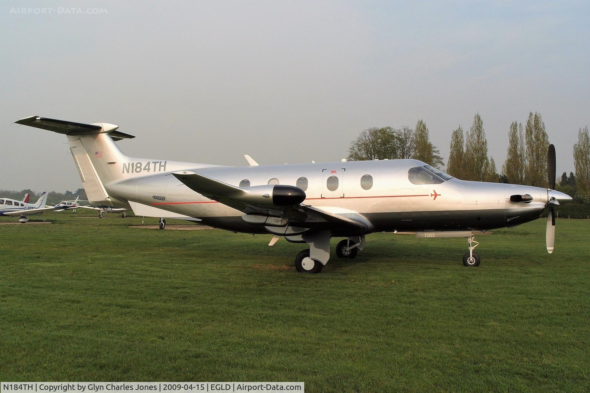 N184TH, 2008 Pilatus PC-12/47E C/N 1065, Had just arrived from Munich. With thanks to Denham control tower who granted me authority to take photographs on this part of the aerodrome. Previously HB-FRT. Owned by Guaranty Management & Trust LLC Trustee.