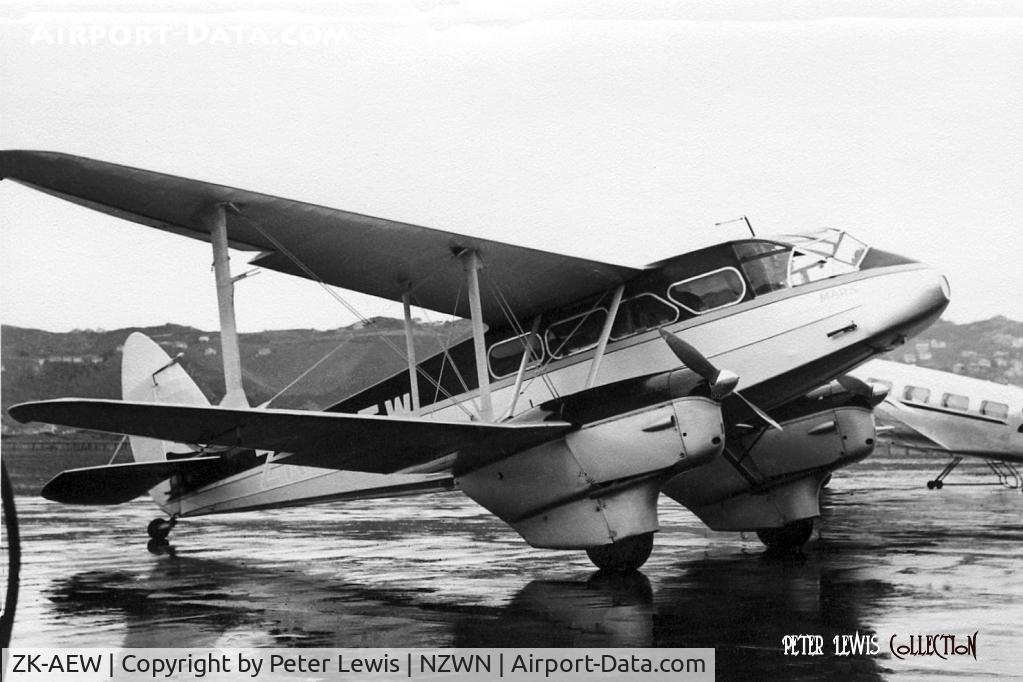 ZK-AEW, 1935 De Havilland DH-89A Dragon Rapide C/N 6306, Cook Strait Airways Ltd., Nelson