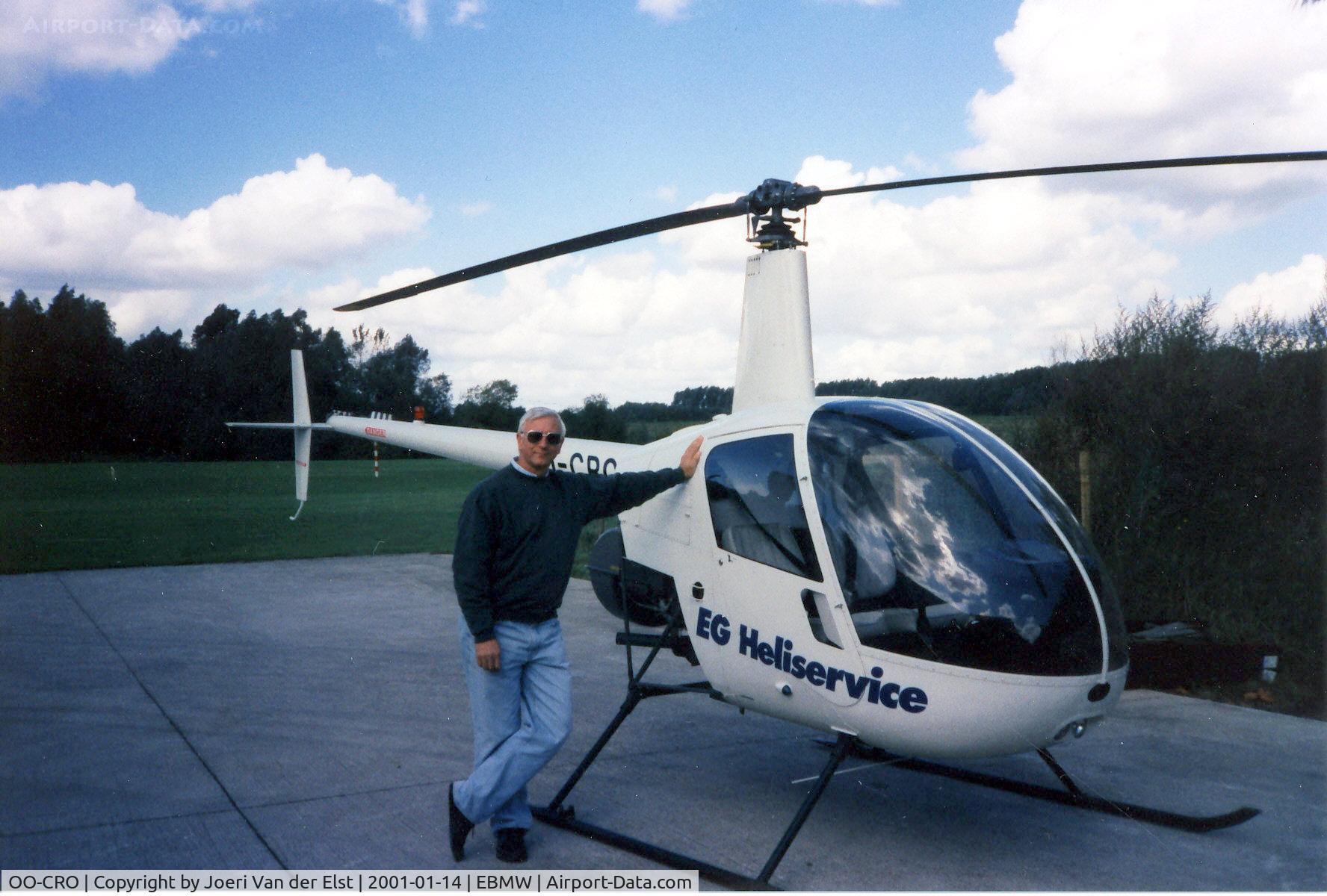 OO-CRO, 1991 Robinson R22 Beta C/N 1745, Training Flight Eric Geboers Heliservice