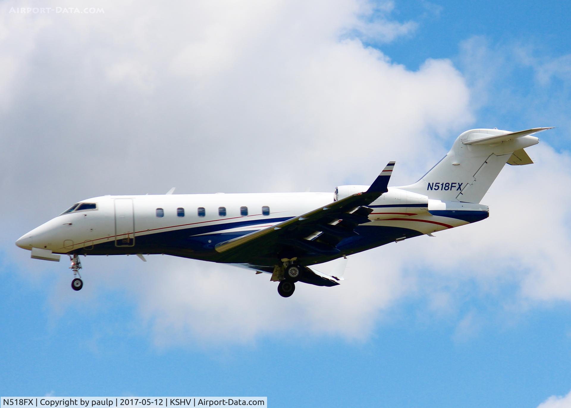 N518FX, 2005 Bombardier Challenger 300 (BD-100-1A10) C/N 20046, At Shreveport Regional.