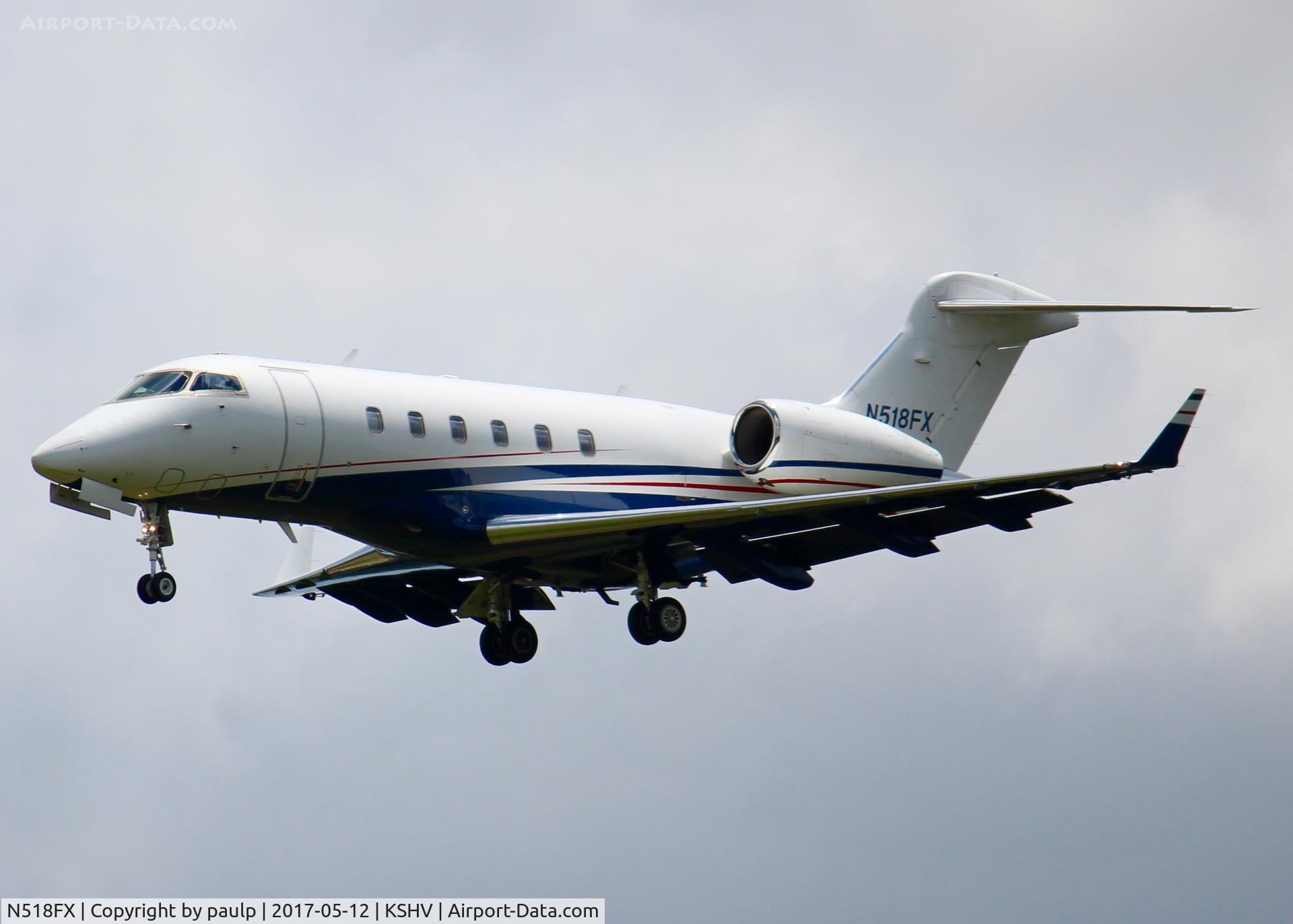 N518FX, 2005 Bombardier Challenger 300 (BD-100-1A10) C/N 20046, At Shreveport Regional.