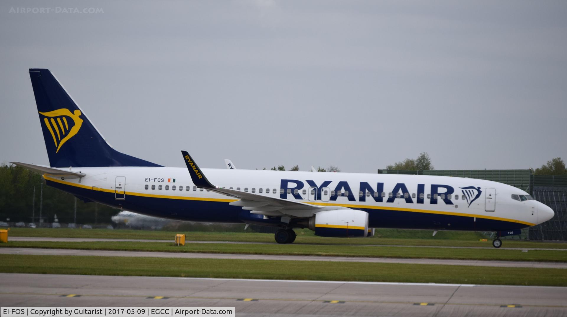 EI-FOS, 2016 Boeing 737-8AS C/N 44727, At Manchester