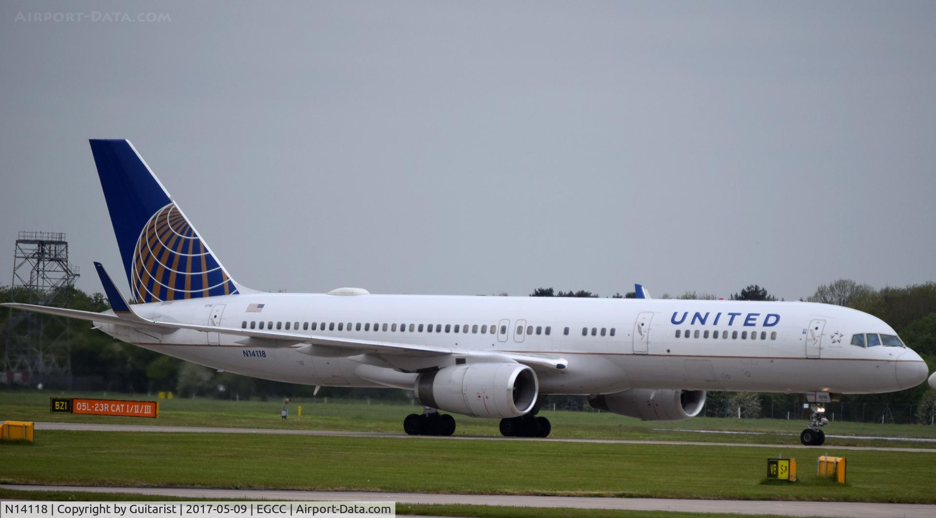 N14118, 1997 Boeing 757-224 C/N 27560, At Manchester