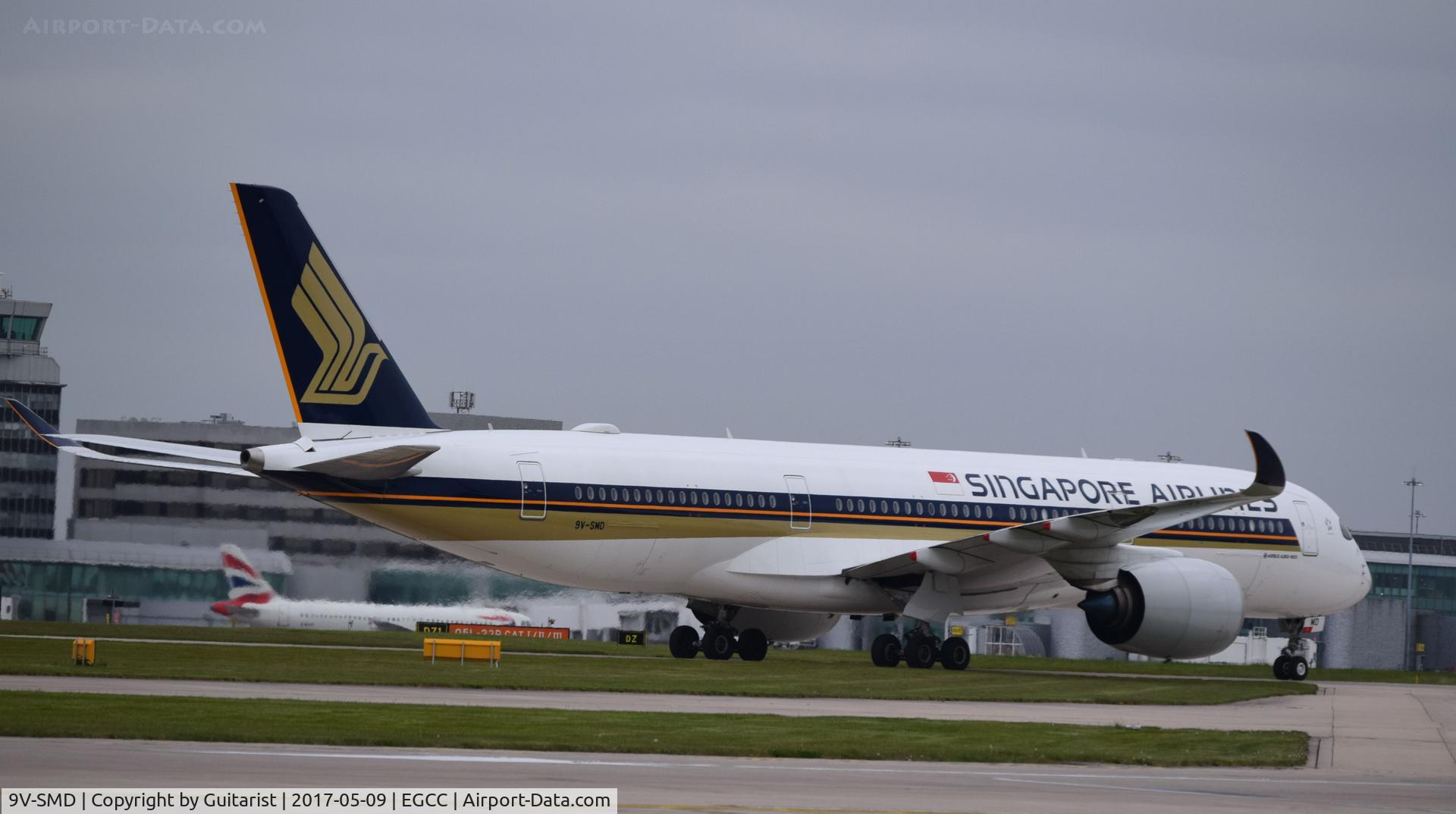 9V-SMD, 2016 Airbus A350-941 C/N 037, At Manchester