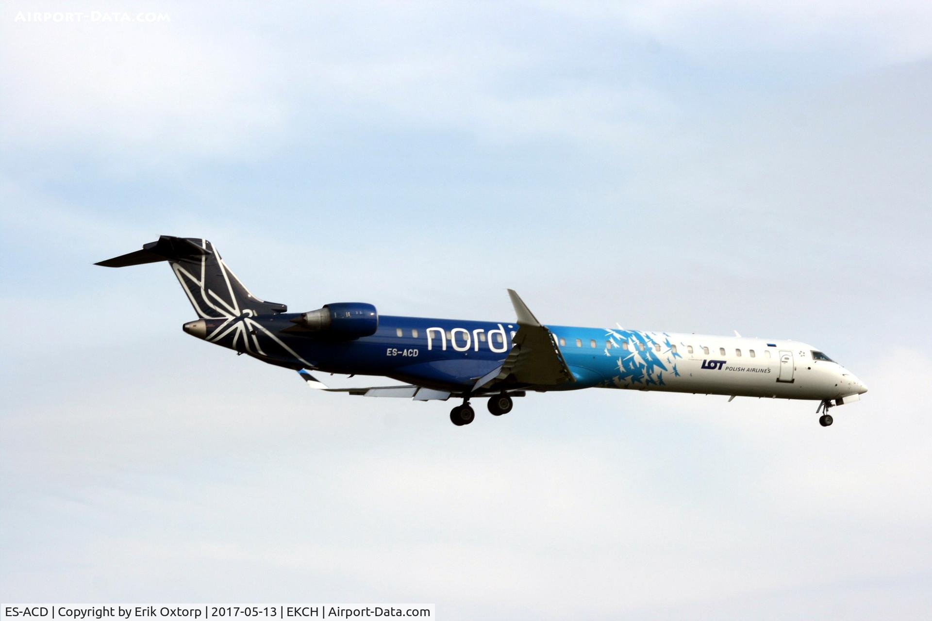 ES-ACD, 2011 Bombardier CRJ-900LR (CL-600-2D24) C/N 15276, ES-ACD landing rw 22L