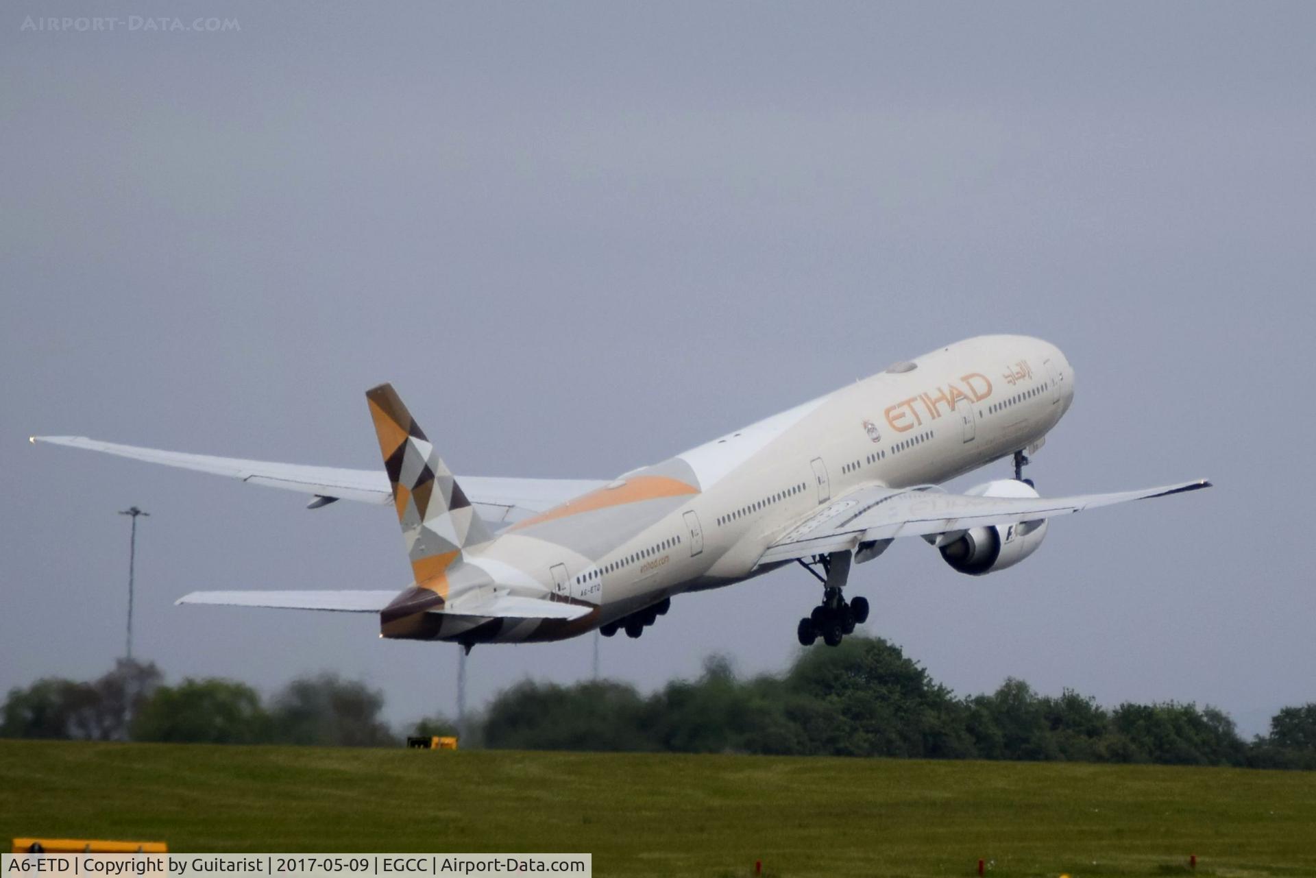 A6-ETD, 2006 Boeing 777-3FX/ER C/N 34600, At Manchester