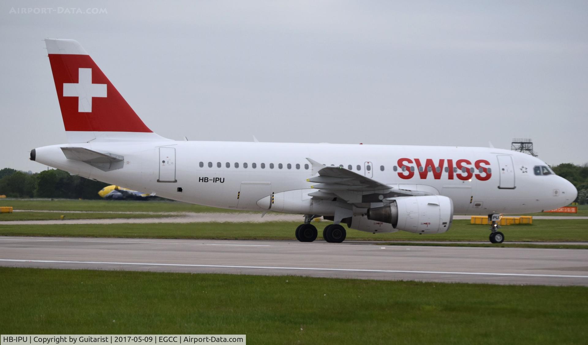 HB-IPU, 1997 Airbus A319-112 C/N 713, At Manchester